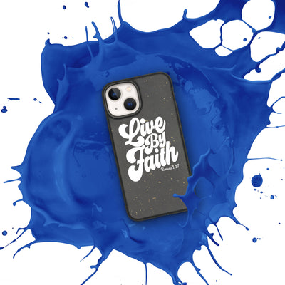 F&H Live By Faith Speckled Case for iPhone®