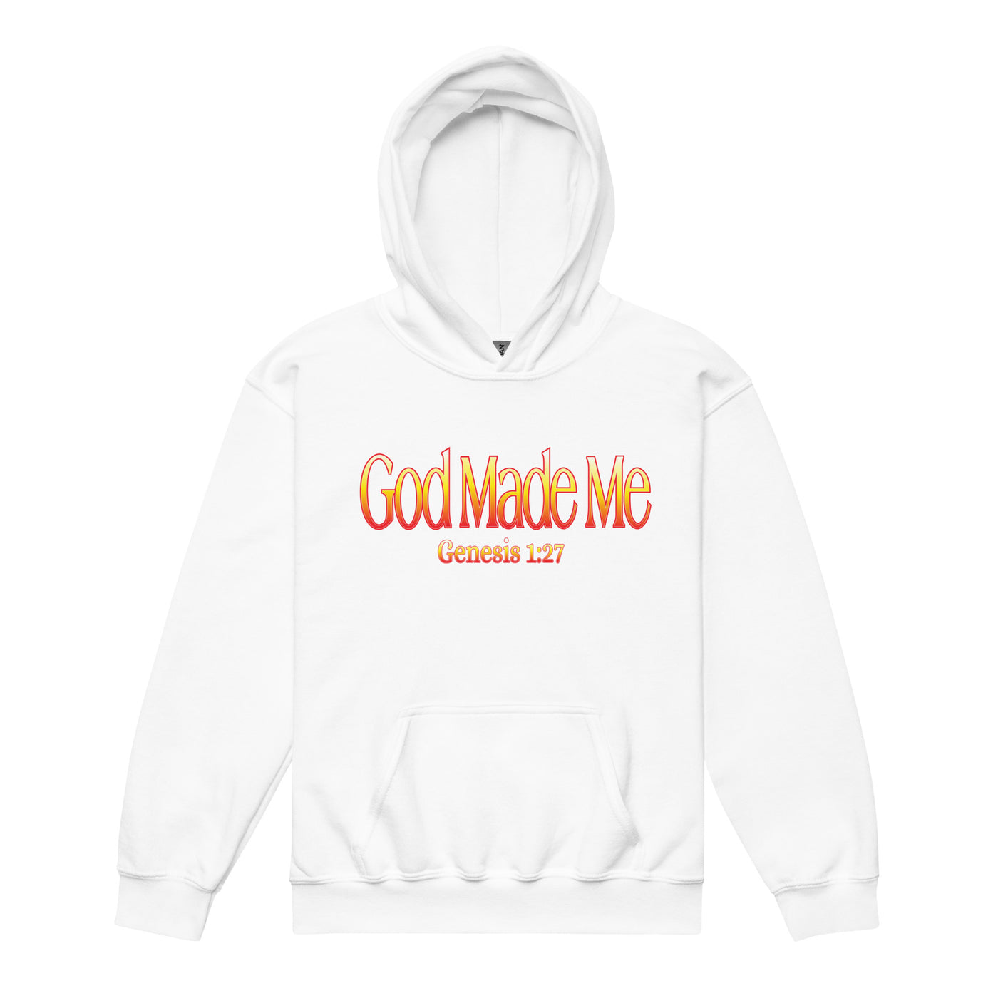 F&H God Made Me Youth heavy blend hoodie unisex