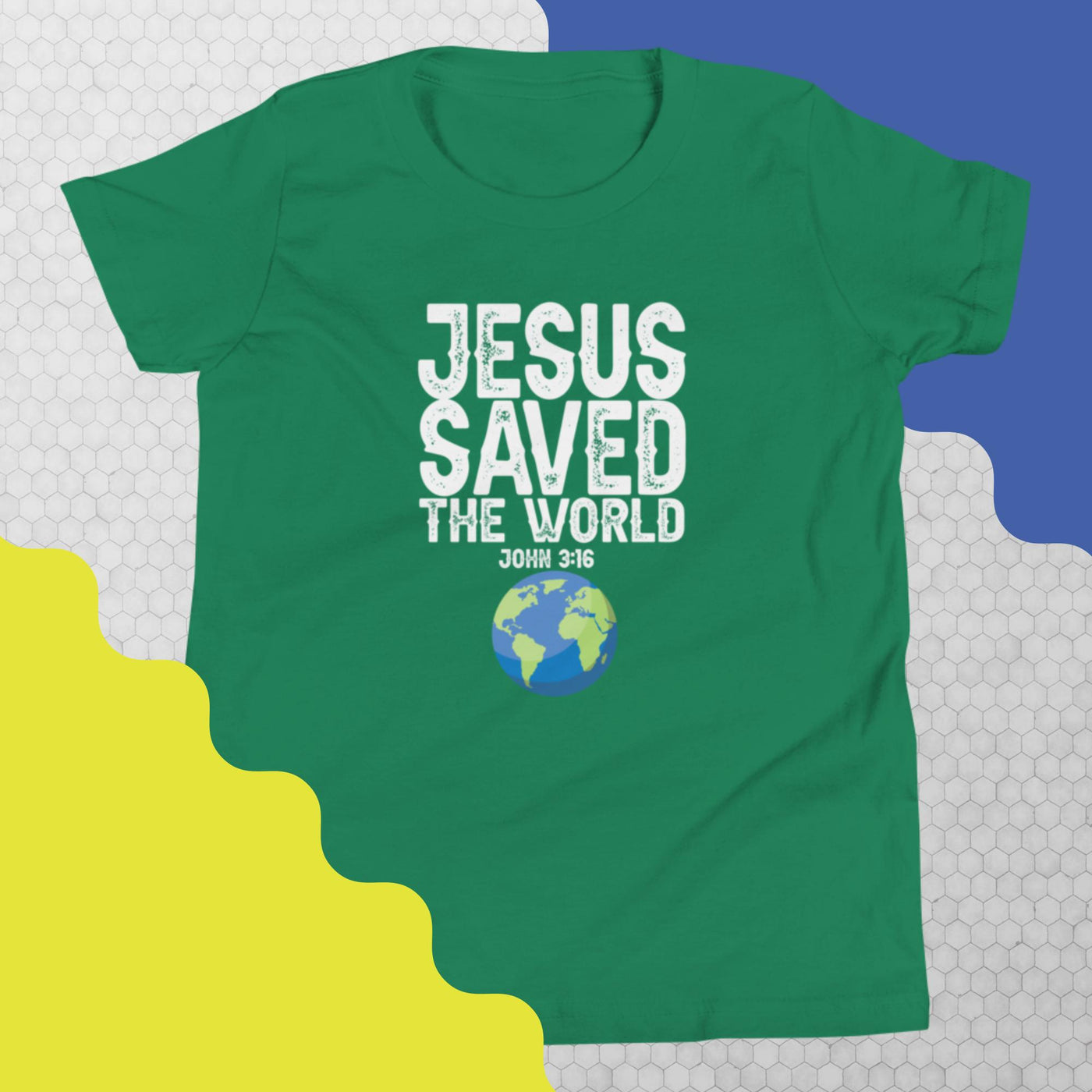 F&H Jesus Saved The World Youth Short Sleeve T-Shirt