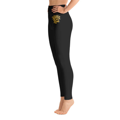 F&H Christian Together We Rise Yoga Leggings - Faith and Happiness Store
