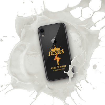 F&H Christian Jesus King of Kings Clear Case for iPhone®