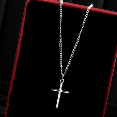 Cross Necklace Female Simple Jesus Cross Necklace