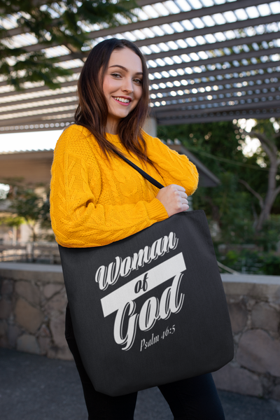 F&H Christian Woman of God Woman Tote bag - Faith and Happiness Store