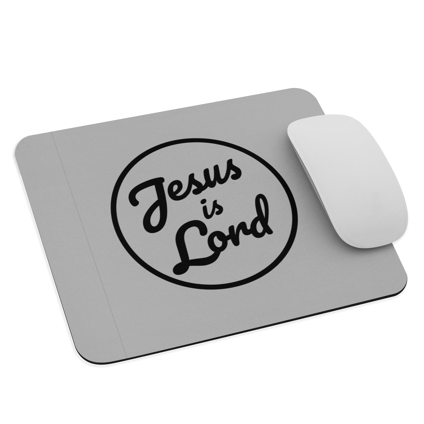 F&H Jesus Is Lord Mouse pad - Faith and Happiness Store