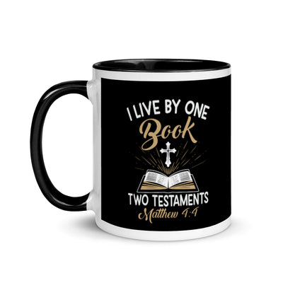 F&H Christian Mug One Book Two Testaments Coffee Mug