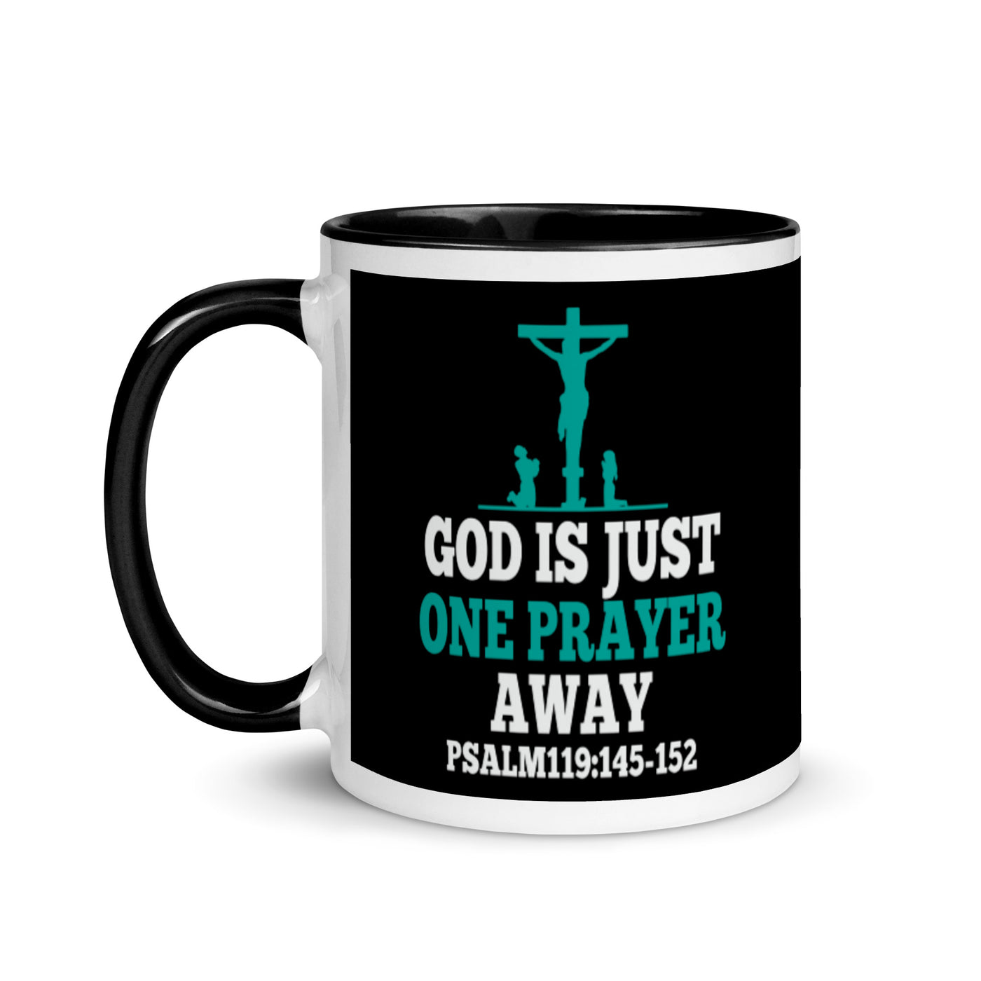 F&H Christian God is Just One Prayer Away Coffee Mug
