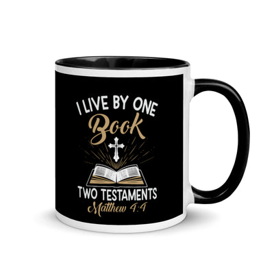 F&H Christian Mug One Book Two Testaments Coffee Mug