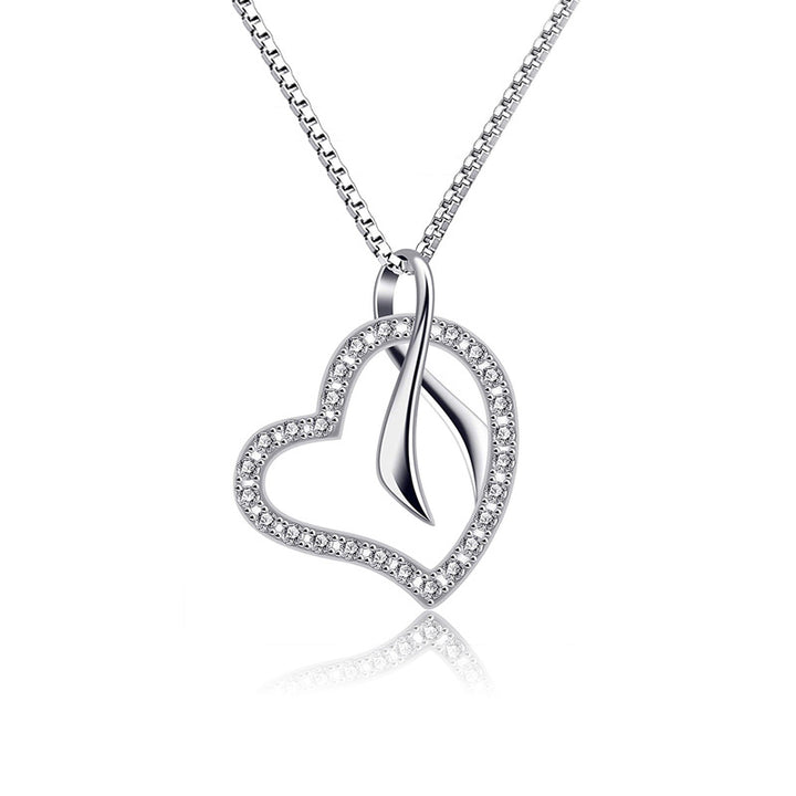 Women Heart Style Necklace Jewelry