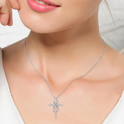 Christian Cross Necklace With Diamonds