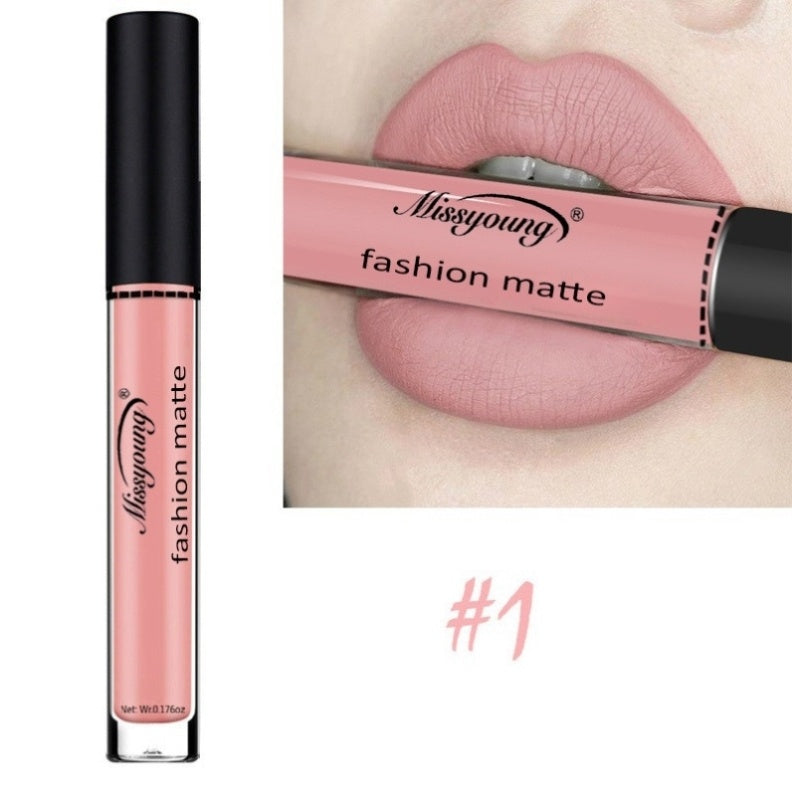 Lip Gloss Liquid Lipstick Non-Stick Cup Matte Makeup Llipstick