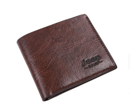 Men's beautiful 2-Fold Short Wallet