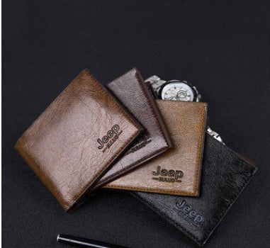 Men's beautiful 2-Fold Short Wallet
