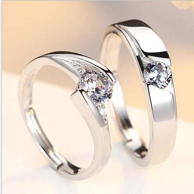 Simulation Diamond Couple Ring