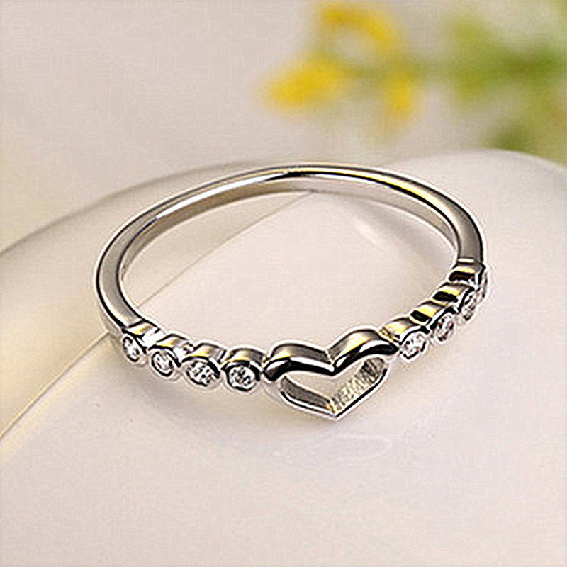 Love ring female index finger ring