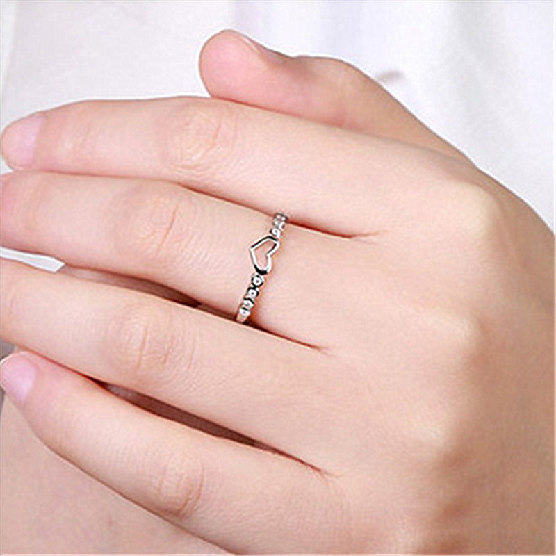 Love ring female index finger ring