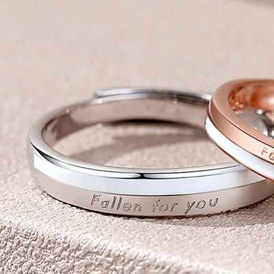 Letter Pair Ring Female Jewelry Ring