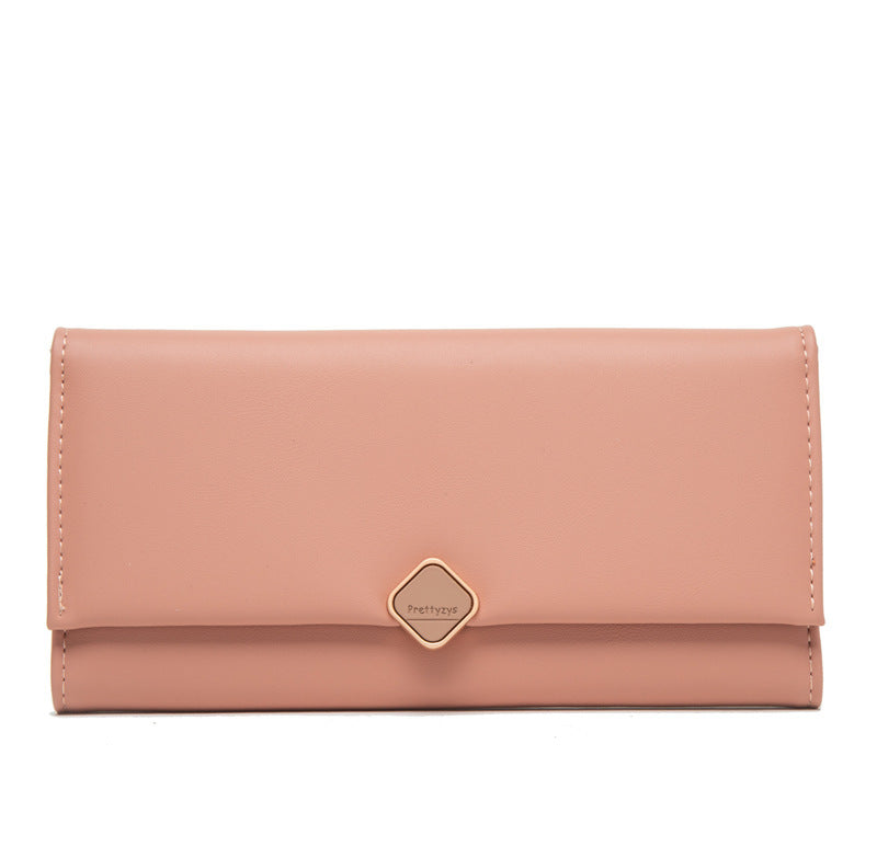 Women's Fashion Simple Multifunctional Tri-fold Wallet
