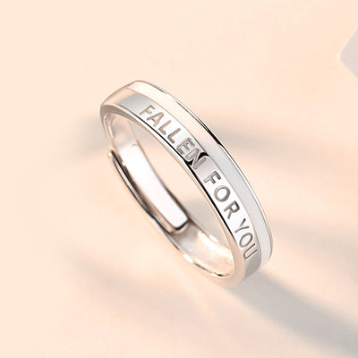 Letter Pair Ring Female Jewelry Ring