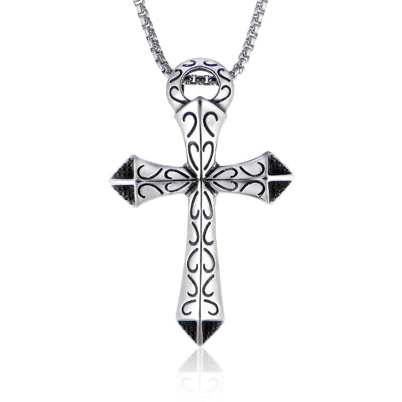 Stainless steel Cross jewelry pendant