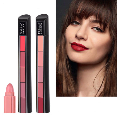 Matte 5-color Lipstick Set Velvet Lip Stick Non-stick Lip Gloss Long Lasting Waterproof Sexy Red Lipstick