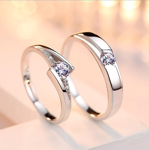 Simulation Diamond Couple Ring