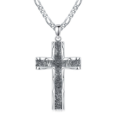 Figaro Chain Cross Necklace Christian Jewelry