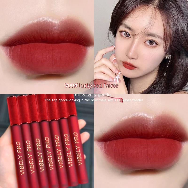 Velvet Matte No Stain On Cup Does Not Fade Lip Lacquer