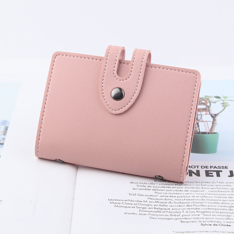 Lady Simple Cute Mini Card Holder