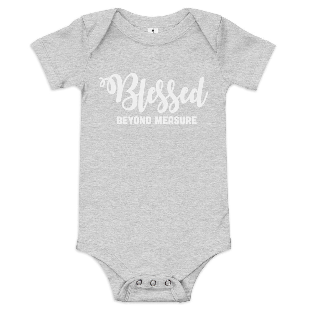 F&H Blessed Beyond Measure Baby short sleeve one piece
