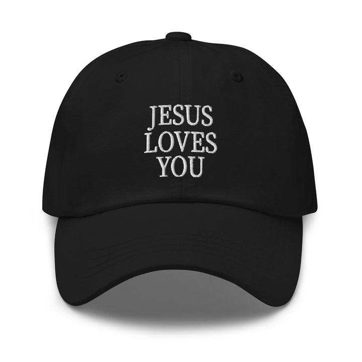 F&H Jesus Loves You Embroidered Baseball Hat