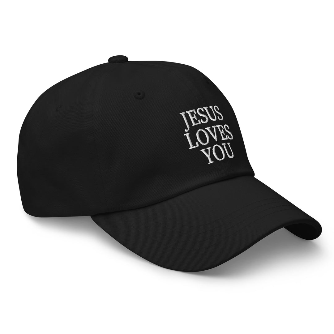 F&H Jesus Loves You Embroidered Baseball Hat