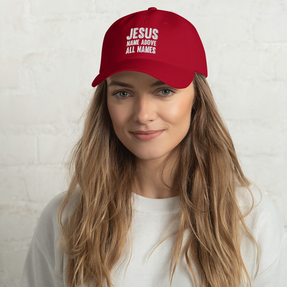 F&H Jesus Name Above All Names Embroidered Baseball Hat