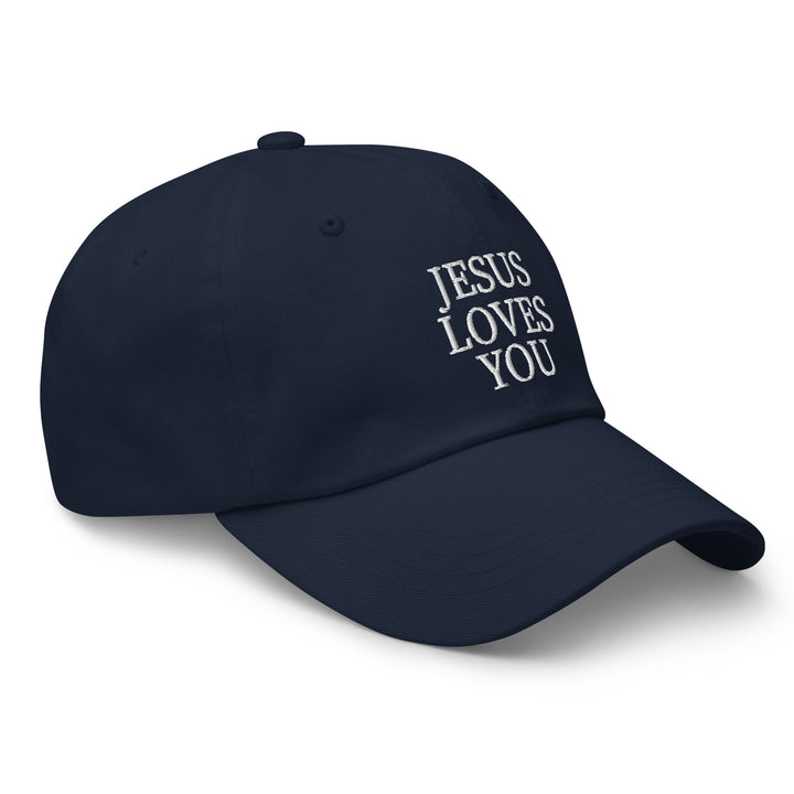 F&H Jesus Loves You Embroidered Baseball Hat