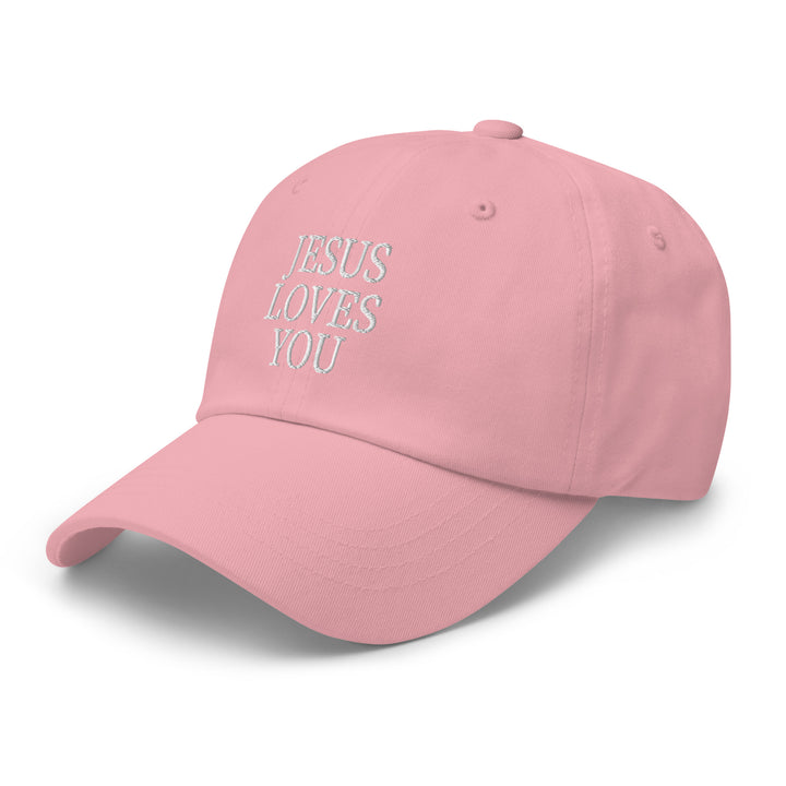 F&H Jesus Loves You Embroidered Baseball Hat