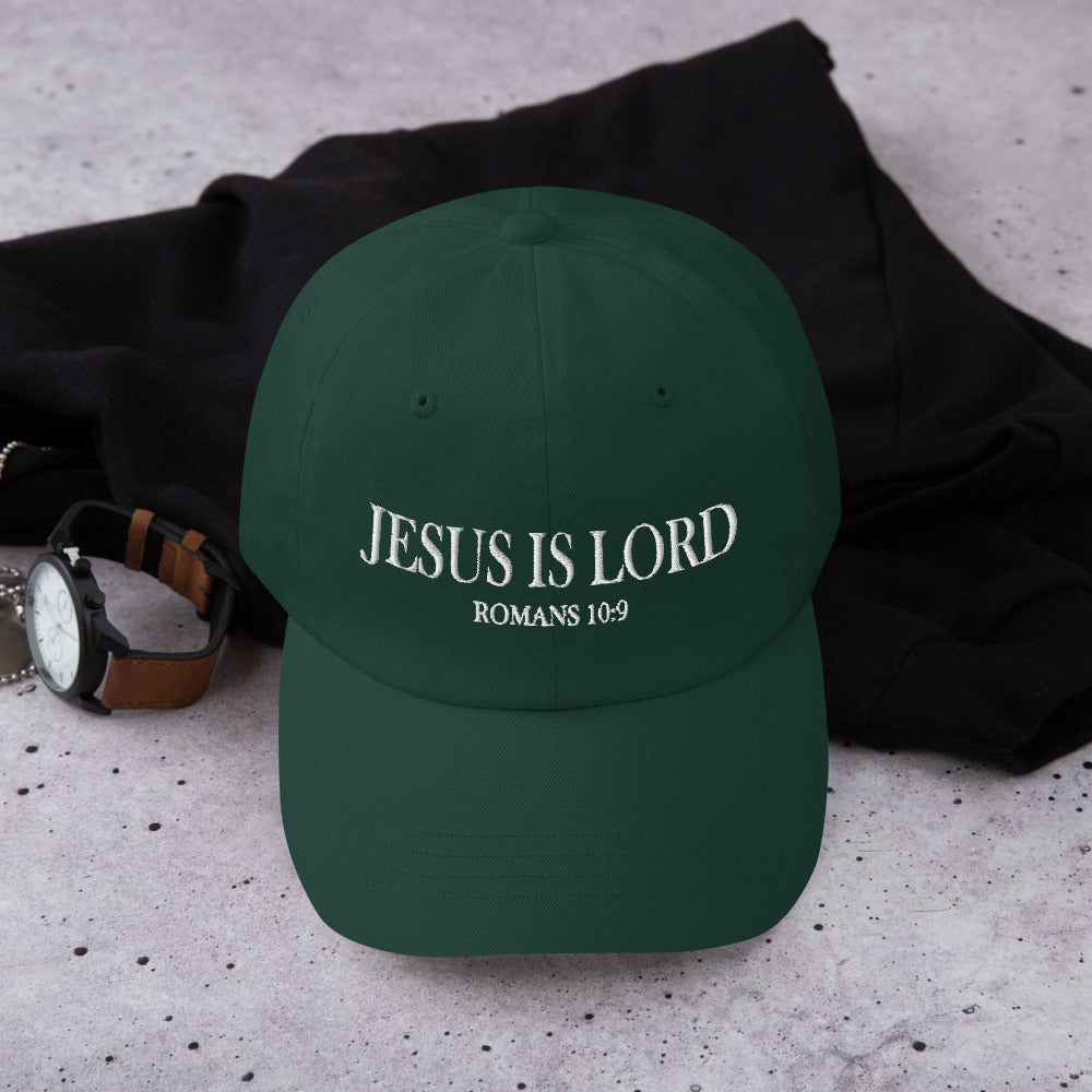 F&H Jesus Is Lord Embroidered Baseball hat
