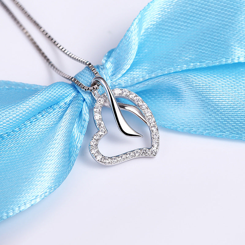 Women Heart Style Necklace Jewelry