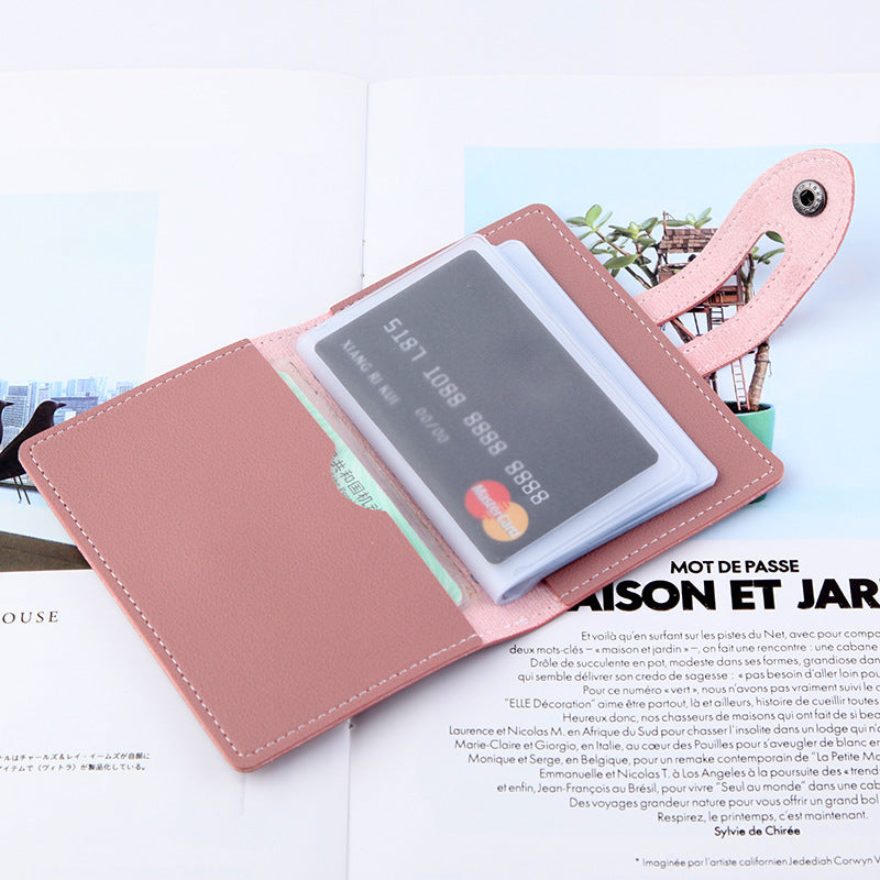 Lady Simple Cute Mini Card Holder