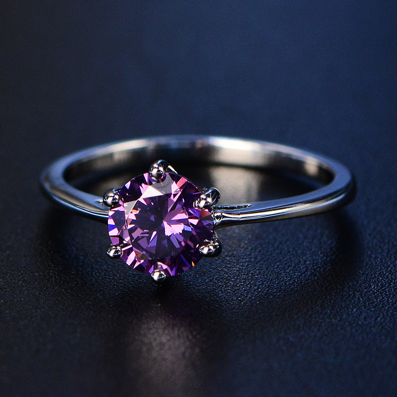 Womens Zircon Ring