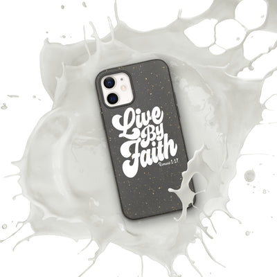 F&H Live By Faith Speckled Case for iPhone®