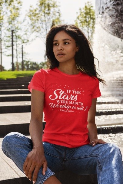 F&H Christian If The Stars Were Meant To Worship T-shirt