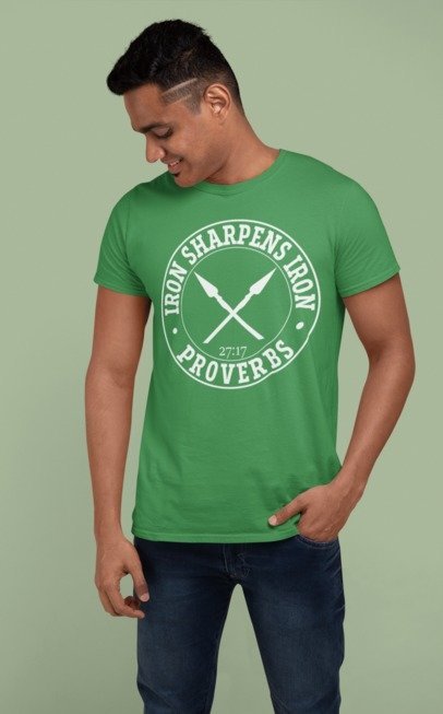 F&H Christian  Iron Sharpens Iron  t-shirt