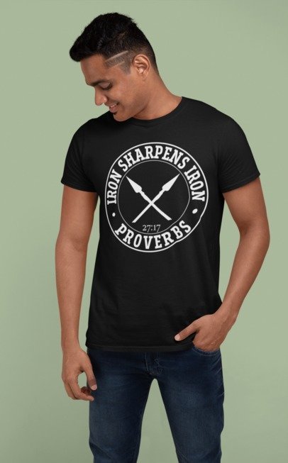 F&H Christian  Iron Sharpens Iron  t-shirt