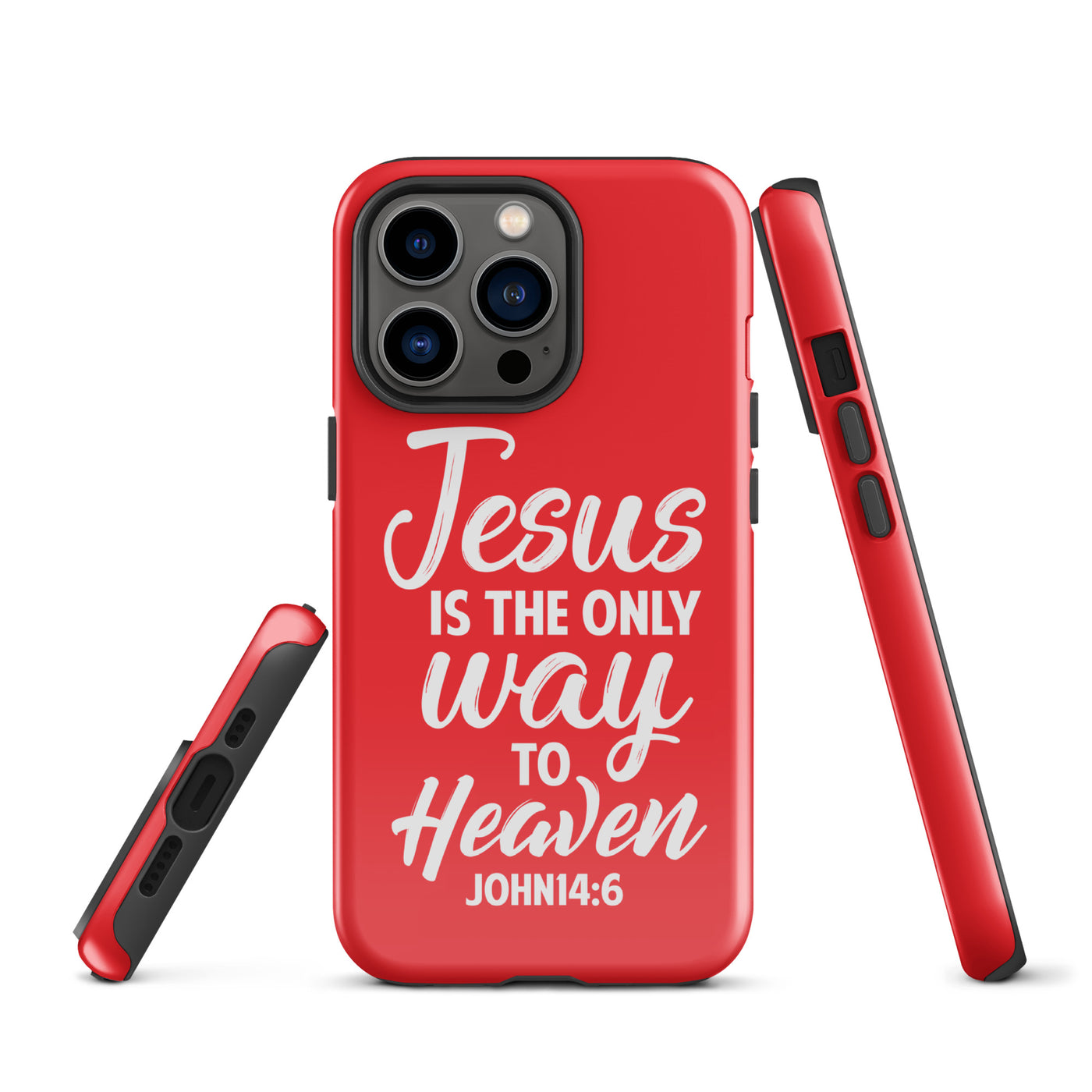 F&H Jesus is the Only Way To Heaven Tough Case for iPhone®