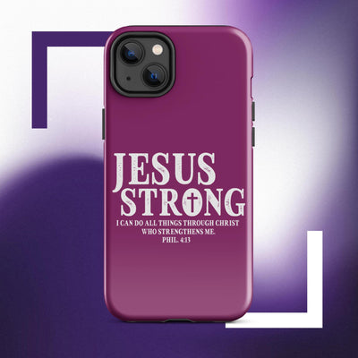 F&H Jesus Strong Tough Case for iPhone®