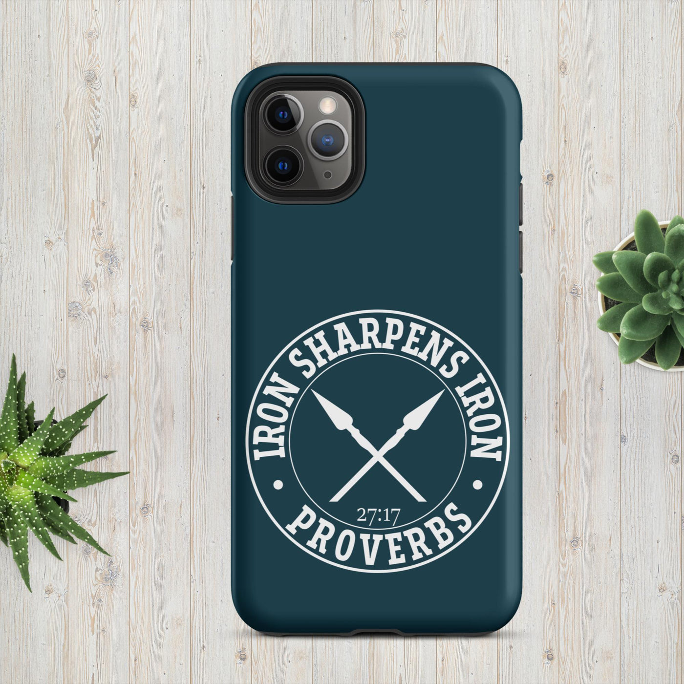 F&H Iron Sharpens Iron Tough Case for iPhone®