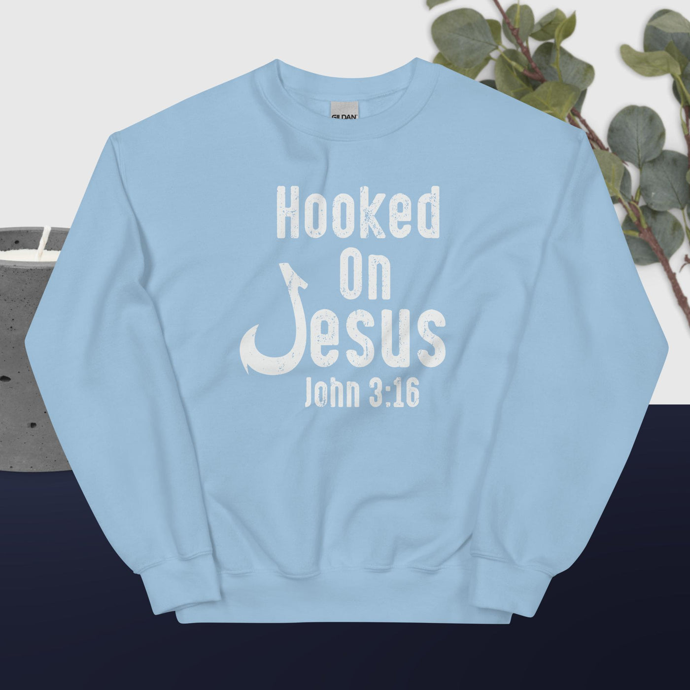 F&H Hooked on Jesus Sweatshirt