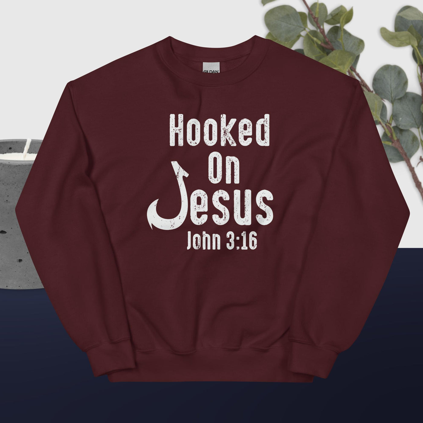 F&H Hooked on Jesus Sweatshirt