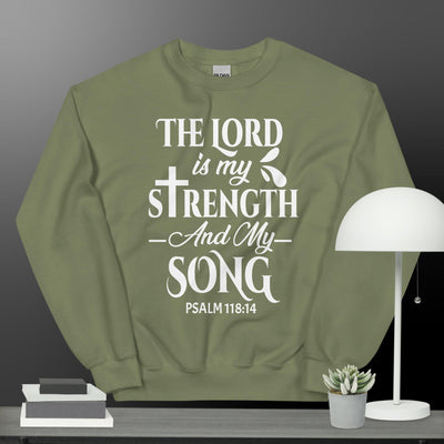 F&H The Lord Is My Strength And My Song Sweatshirt