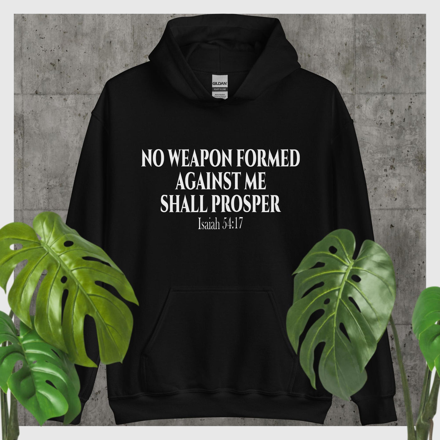 F&H Christian No Weapon Formed Against Me Hoodie