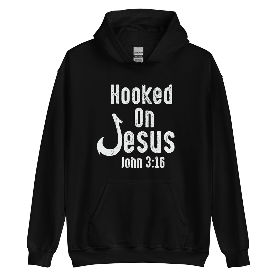 F&H Hooked On Jesus Unisex Hoodie